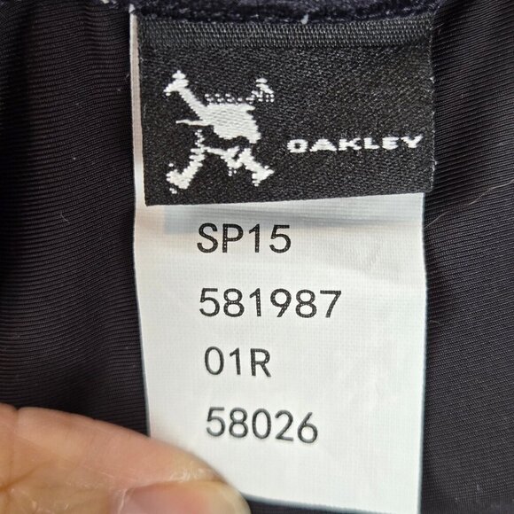 Oakley Size Small Black and Gray One Piece Swimsuit Mesh Accents Adj Straps - Picture 12 of 13